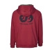 Bluza Z Kapturem Outdoorowa Super Hoodie Max Beetroot Red