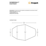 Płachta Pod Namiot Scorpion 2 Snugpak Czarna