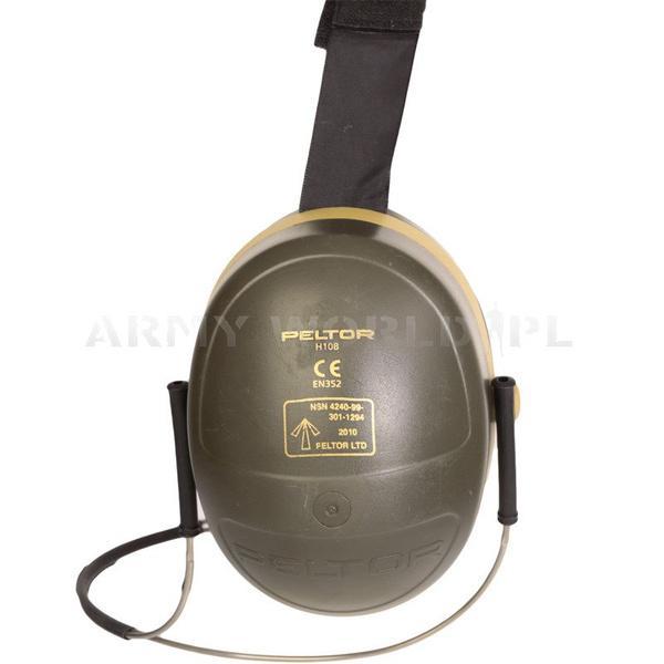 Ochronniki Słuchu Nakarkowe PELTOR H10B Olive Oryginał Demobil