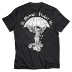 T-Shirt St. Michael Brothers In Arms Czarny