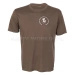 T-shirt Termoaktywny Coolmax Z Naklejką The Queens Gurkha Engineers Brąz Oryginał Demobil DB