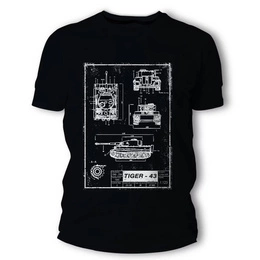 T-Shirt Tech-Tank TigerWood Czarny