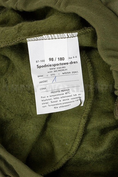  Military tracksuit Polish / undersuit Shirt + Pants Original Oliv New