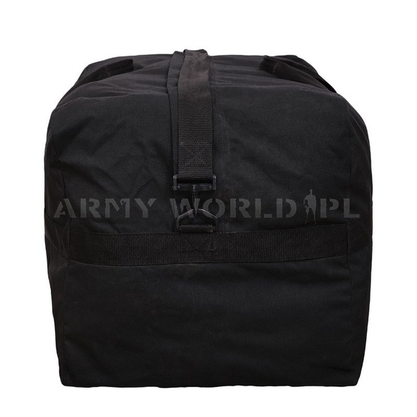 Dutch Military Travel Bag Foldable Bottom Black Original Used