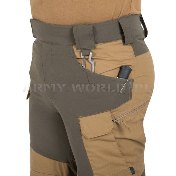 Spodnie Helikon-Tex HOP Hybrid Outback Pants DuraCanvas® Ash Grey / Czarne (SP-HOP-DC-8501A)