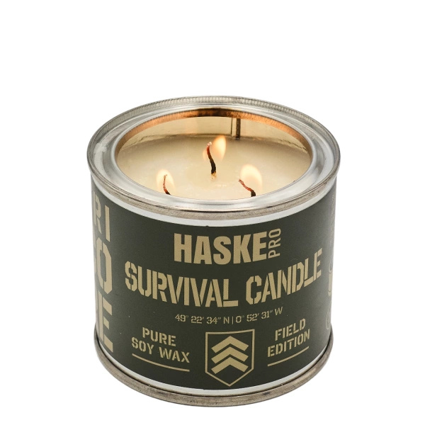 Świeca Wiatroodporna TriCore Survival Candle Sojowa Haske Pro 220g