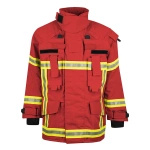 Firefighter Jacket Lion Apparel Red Original Used