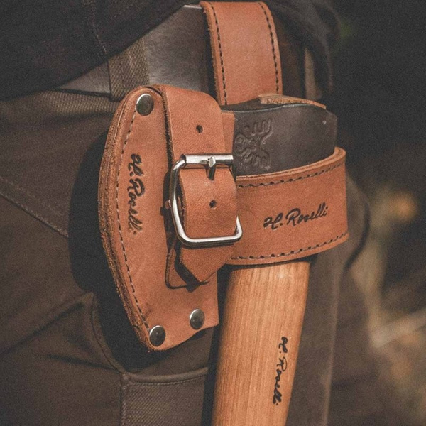 Kabura Na Toporek Axe Holster H. Roselli Dark Brown R1041