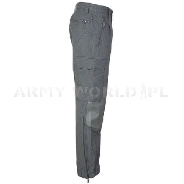 Military Technical Trousers Bundeswehr Flame Resistant TEA Grey Original New