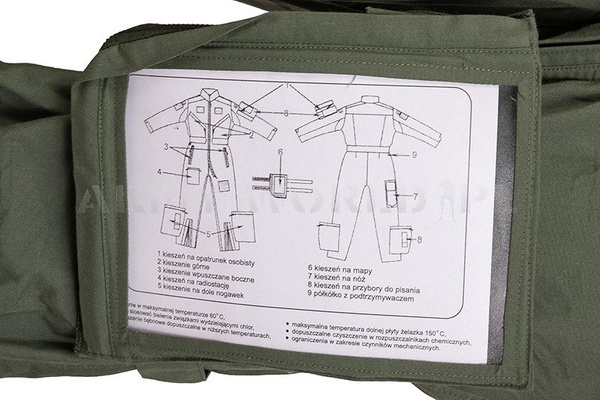 Kombinezon Pilota Wojska Polskiego Tropikalny 606T/MON Trudnopalny Oryginał Pustynny Nowy