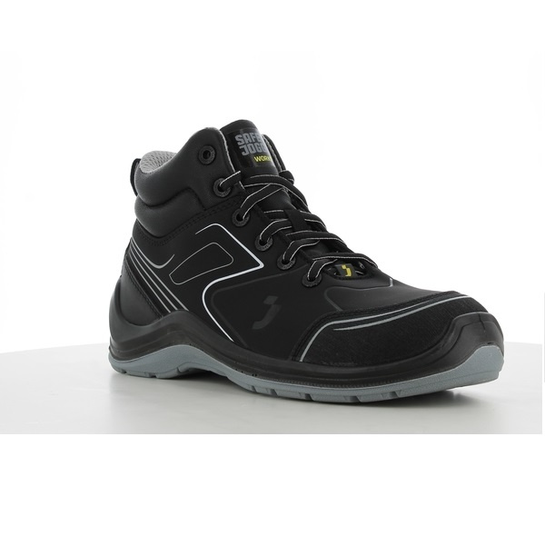 Buty Robocze Flow S Mid Safety Jogger Tactical Czarne Shoes