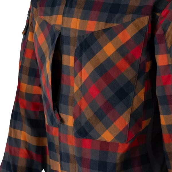 Tactical Shirt MBDU Flannel® Long Sleeve Helikon-Tex Dark Autumn Checkered (KO-MBD-NS-2O)