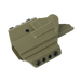 Kabura G17 OWB ZERO CANT NO LIGHT HOLSTER Full Kydex do Glock 17 Direct Action Flat Dark Earth (HP-OGTR-KDX-FDE)