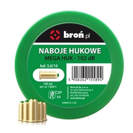 Amunicja / Naboje Hukowe Mega Huk 5,6/16 kal do 6mm 100 szt.