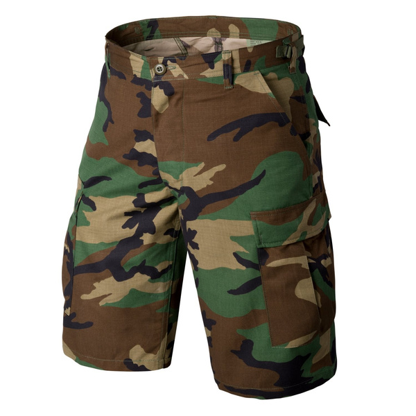 Bermudy BDU PolyCotton Ripstop Helikon-Tex US Woodland (SP-BDK-PR-03)