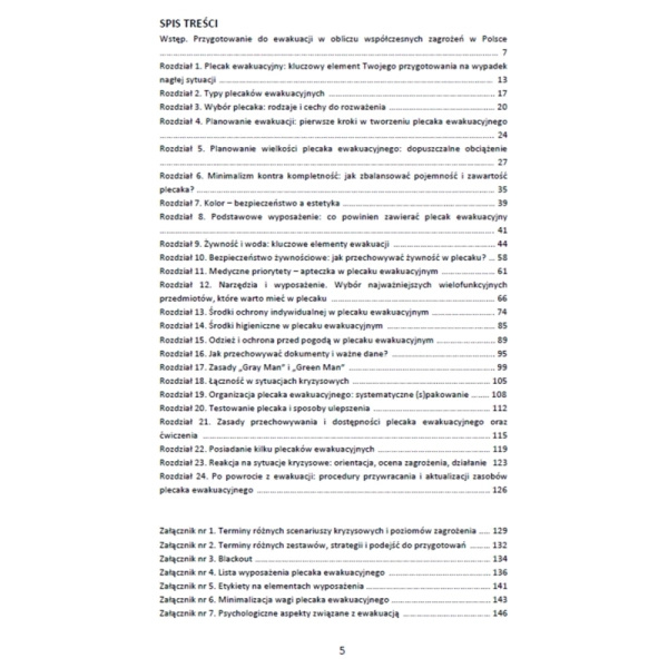Książka „Plecak ewakuacyjny. Poradnik nie tylko dla nieprzygotowanych.” Rygor Edycja Z AUTOGRAFEM
