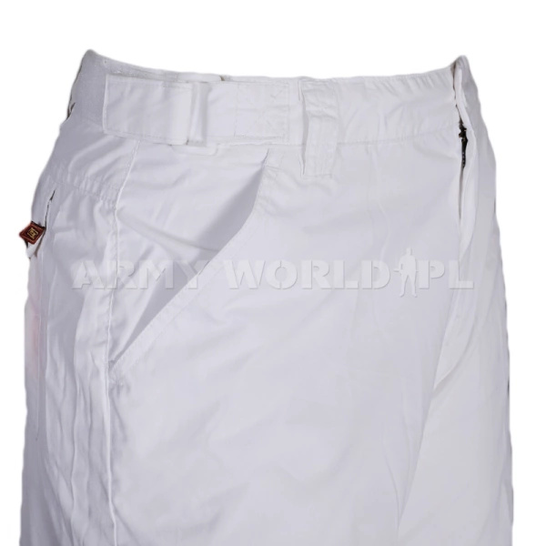 Bermudy Spodnie 3/4 Damskie Holly Capri Life Line Białe Powystawowe