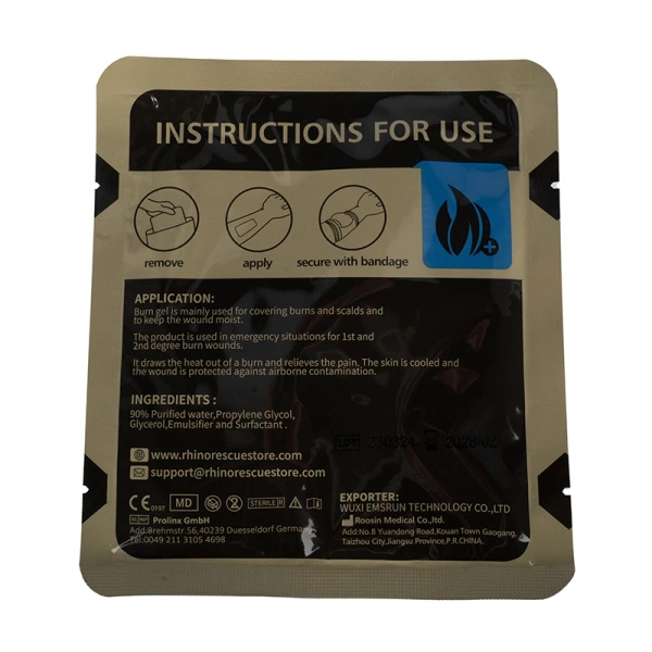 Opatrunek Na Oparzenia 10x10cm Rhino Rescue Burn Dressing (698009)