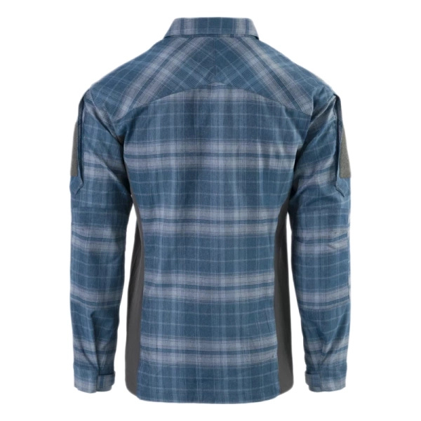 Tactical Shirt MBDU Flannel® Long Sleeve Helikon-Tex Western Blue Plaid (KO-MBD-PN-2P)