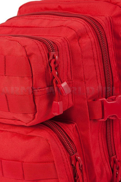 Plecak Model US Assault Pack SM (20l) Mil-tec Czerwony Dla Służb Medycznych Nowy Powystawowy