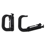 Plastic Carabiner Grimlock MFH Black 2 Pcs. (27550A)