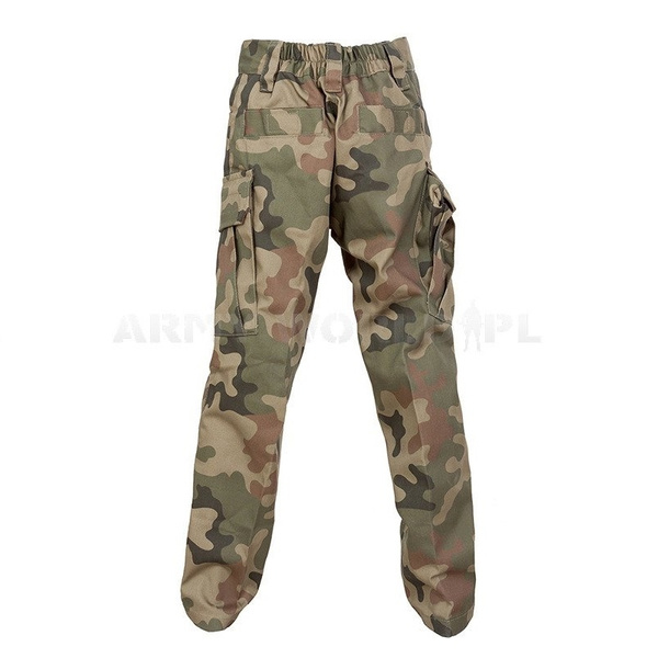 Spodnie Dziecięce Taktyczne Ripstop Junior PL Camo Wz.93 