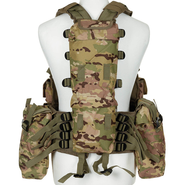 Kamizelka Taktyczna Tactical Vest + Kieszenie MFH Operation Camo (30993X)