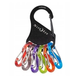 Karabinek Na Klucze S-Biner KeyRack Nite Ize Czarny (KRK2-01-R6)