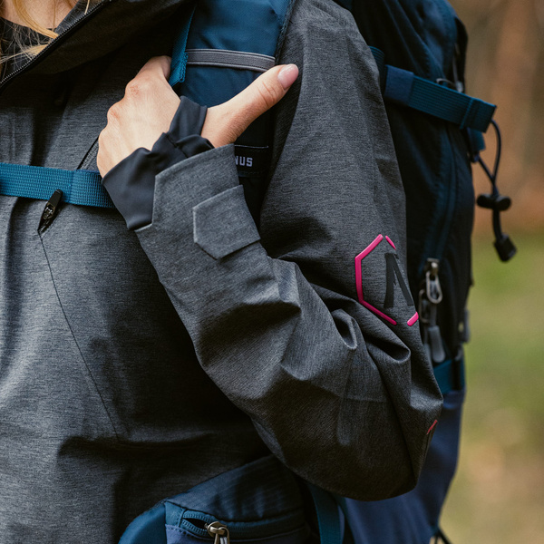 Kurtka Damska 3 Warstwowa Alpinus Gingera Czarna (MK18827)