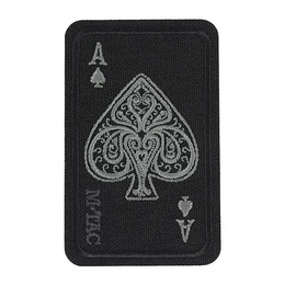 Naszywka Ace of Spades (Haftowanie)  M-Tac Czarna (51324002)