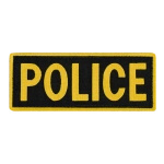 Naszywka Police 5 x 2" Condor Złoto/Czarna (181018-52-103)