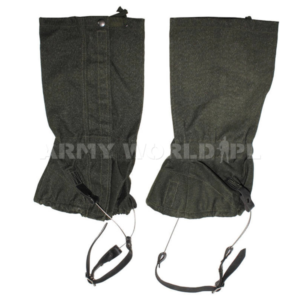 British Military Gaiters Oliv Original Demobil