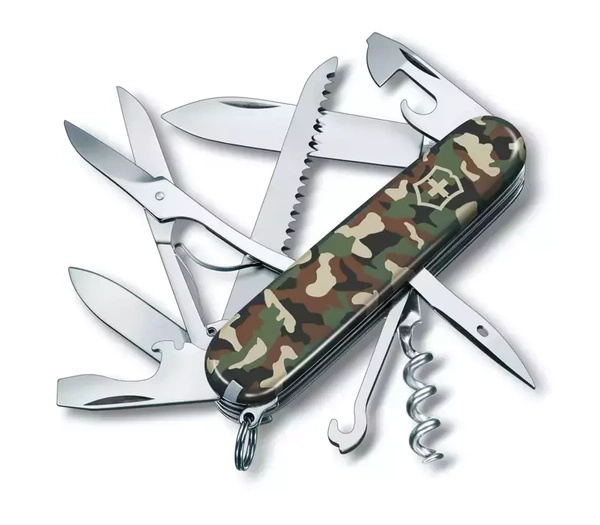 Victorinox Huntsman 91 mm Woodland Pocket Knife (1.3713.94)