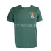 T-shirt Termoaktywny Coolmax Z Naszywką Highlanders Zielony Oryginał Demobil BDB
