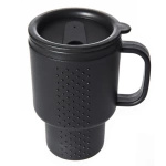 Kubek Termiczny Travel Mug 400 ml  Z Pokrywą Fosco Czarny