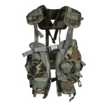 Kamizelka Taktyczna US Army Vest Tactical Load Bearing Woodland Oryginał Demobil BDB