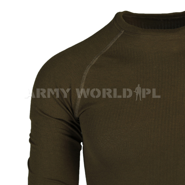 Podkoszulek Wojskowy Bundeshwehr Hexonia Brązowy Oryginał Demobil BDB