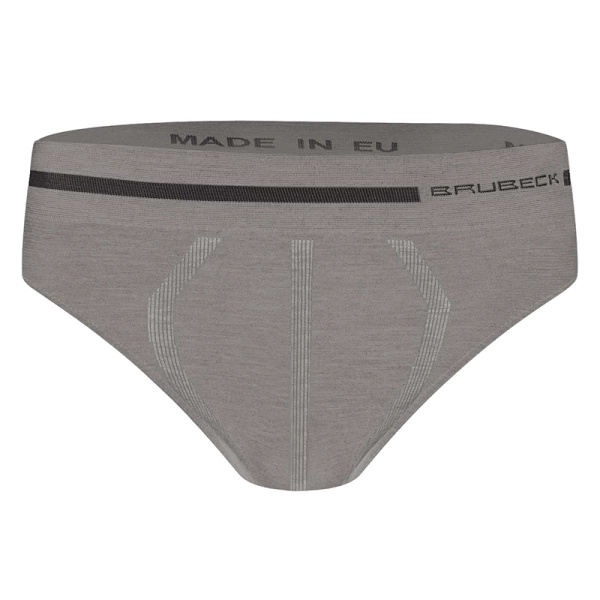 Slipy Męskie Comfort Wool Merino Brubeck Ciemnoszare (BE1005M)