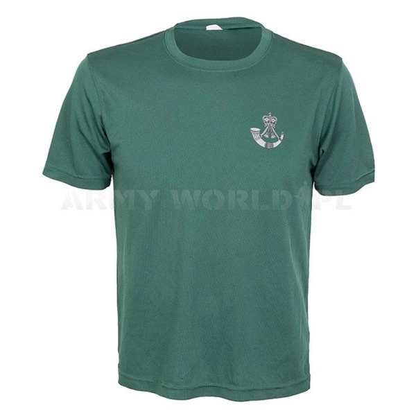 T-shirt Termoaktywny Coolmax Z Naklejką Rifles Zielony Oryginał Demobil DB