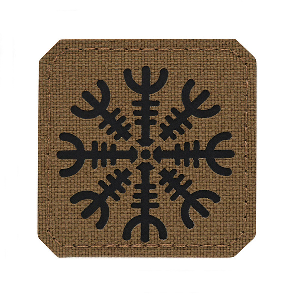 Naszywka Hełm Grozy Cięta Laser Cut M-Tac Coyote/Black (51220502)