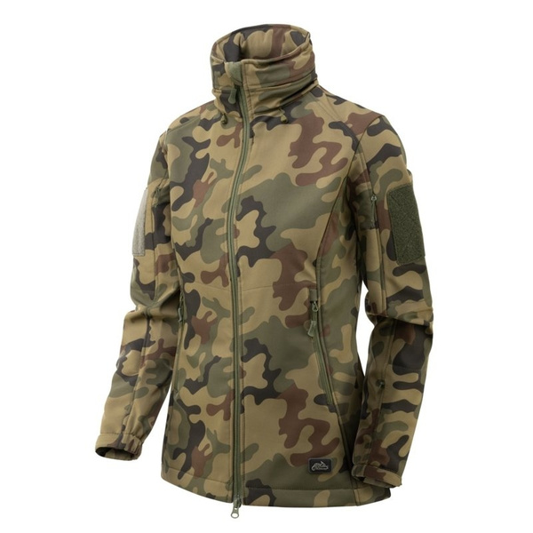 Women's Jacket Helikon-Tex Gunfighter Shark Skin Windblocker PL Camo (KU-GUW-FM-04)