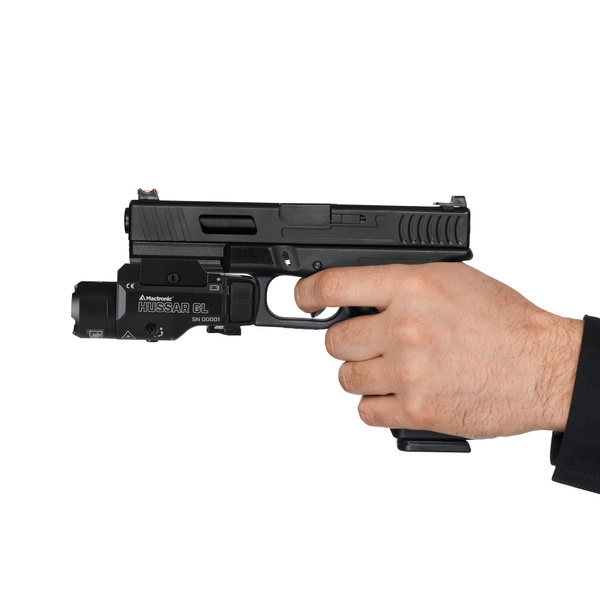 Latarka Do Broni Krótkiej z Laserem HUSSAR GL 900 lm Mactronic (THG0011)