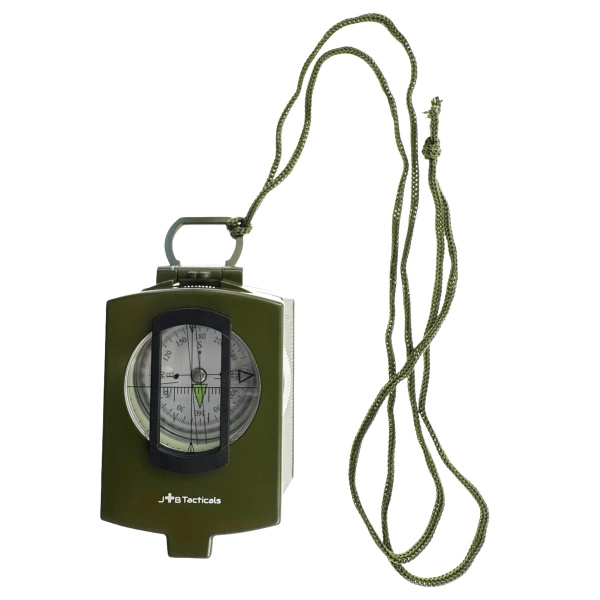 Kompas Pryzmatyczny 2w1 JB Tacticals Zielony