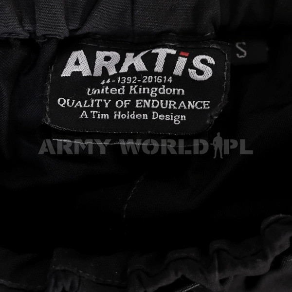Spodnie Wojskowe Arktis Czarne Oryginał Demobil DB