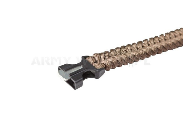 Bransoleta Paracord Z Krzesiwem I Gwizdkiem Bushmen Coyote (BU BRCA 3)