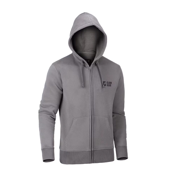 Polar z Kapturem CG Logo Zip Hoodie ClawGear Szary