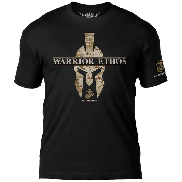 T-shirt US Marines Warrior Ethos 7.62 Design Czarny