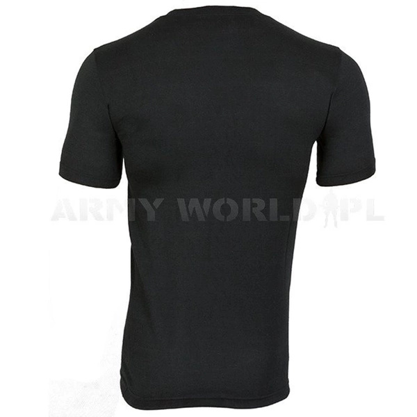 T-shirt Coolmax ® Short Sleeves Termoactive Black Mil-tec New