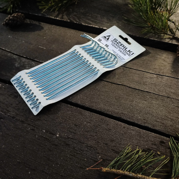 Szpilki Namiotowe Krótkie Piran 10 Sztuk