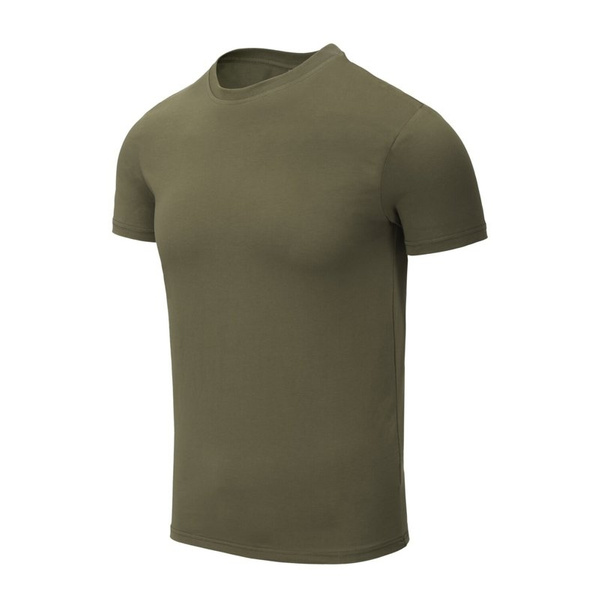 T-shirt Z Bawełny Organicznej Slim Helikon-Tex Olive Green (TS-OCS-OS-02)
